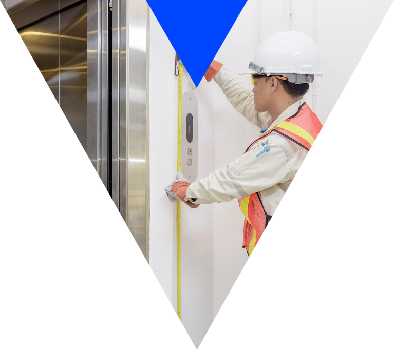 mierzenie elementów windy